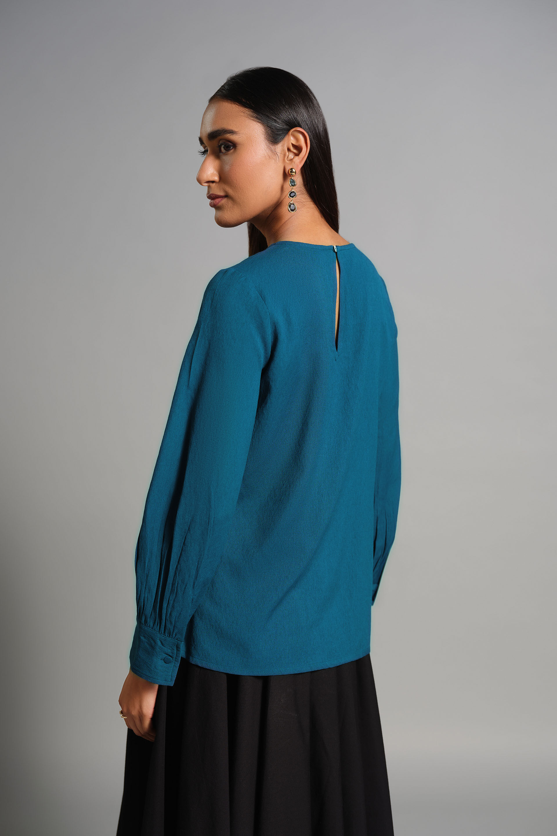 Classic Composure Top, Teal, image 5